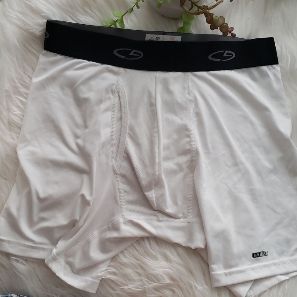 Champion C9 White Sport Duo Dry Boxer Briefs